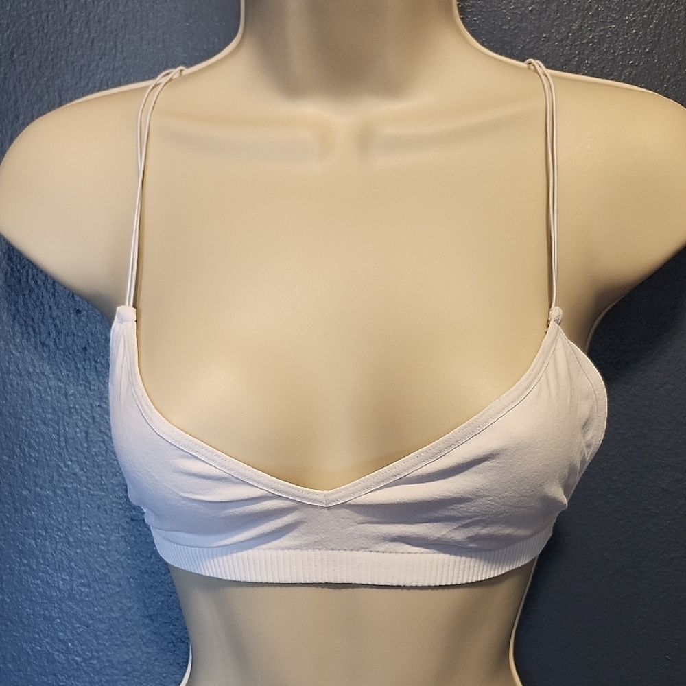 Free People Cream Bandeau Bralette